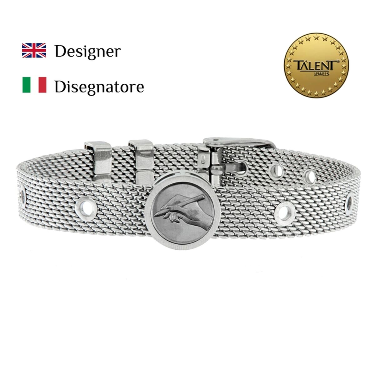 Unisex Bracelet Designer Talent Jewels TJA-3-06-03-1-235 Silver-1